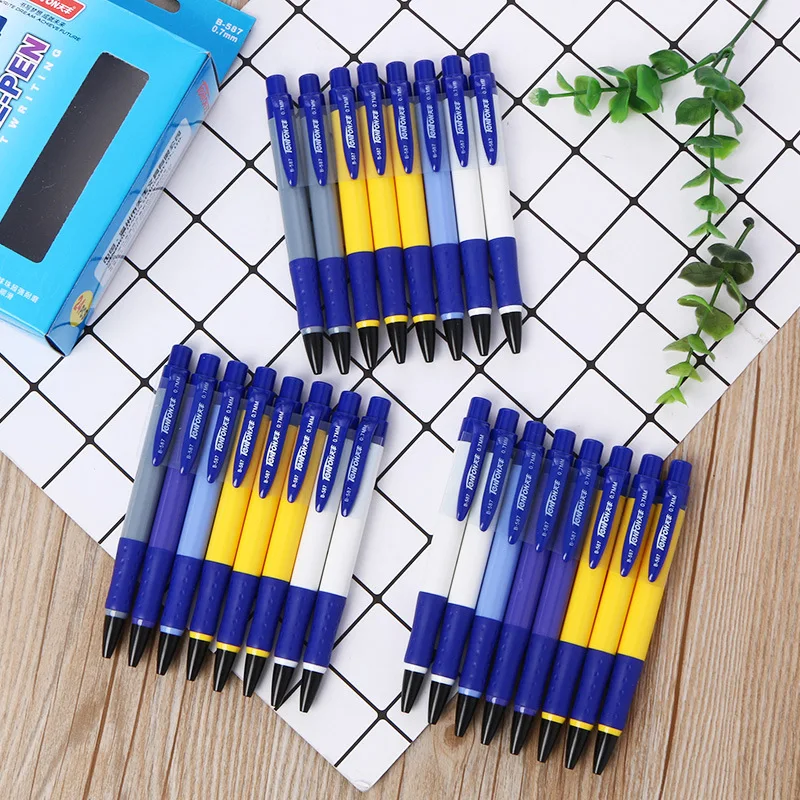 Customized Logo 24 Pcs in a Box Promotional Gift Office Ball Pen Plastic Ballpoint Pen