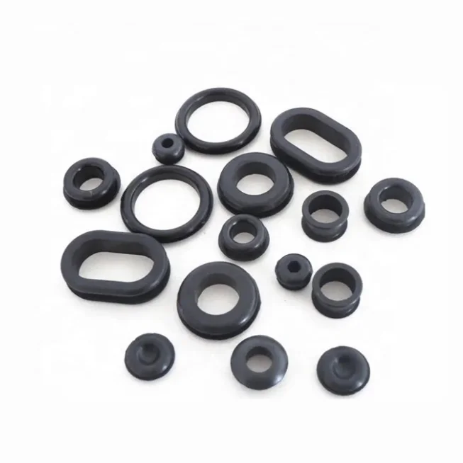 Rubber Grommets Double-sided Guard Coil Environmental protection, Insulation and Wear Resistance round grommets kit