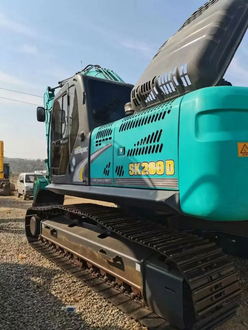 used Japan SK260 kobelco crawler escavator, cheap crawler excavator 26 ton digger SK 260