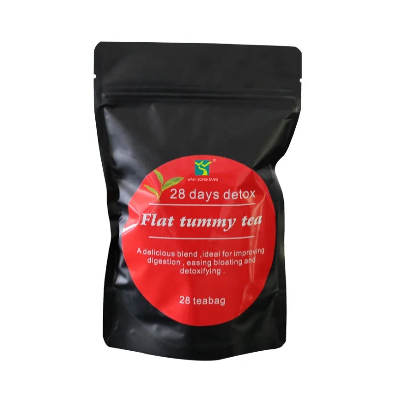 Горячая продажа китайский 28 дневный натуральный травяной плоский животик для похудения Детокс чай и плоский чай для живота