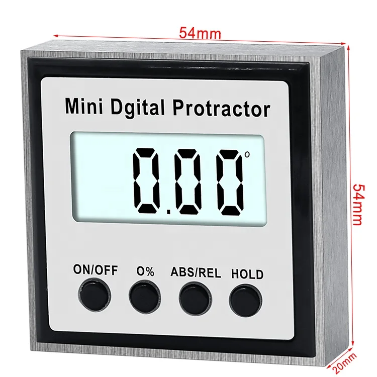 Electronic Protractor Digital Inclinometer 0-360 Angle Gauge Meter Measuring tool