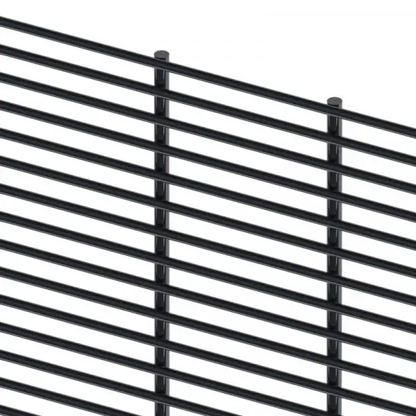 Высокая защита от подъема из ПВХ 358 железная садовая сетка с шипами круглый столб и плоский металлический каркас порошковым покрытием для безопасности фермы