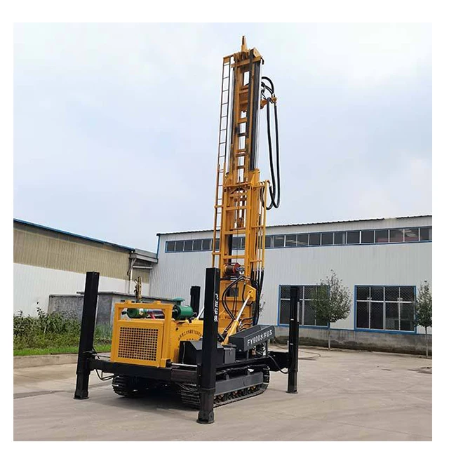 kaishan ks150r kw 200r 300r hydraulic well drilling rig for water well with compressor