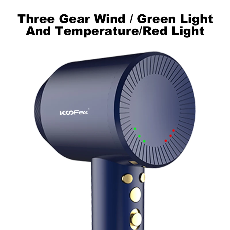 KooFex New High Flame Retardant 2000W Professional Salon Powerful Hair Dryer With Cleaning Function Brushless Motor Hair Dryer