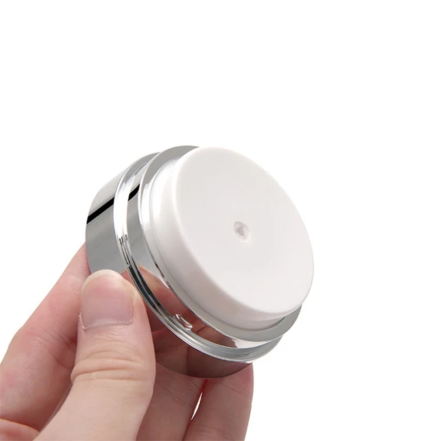 15 30 50 gms Plastic Cosmetic Skin Care Makeup Cream Airless Pump Cream Jar