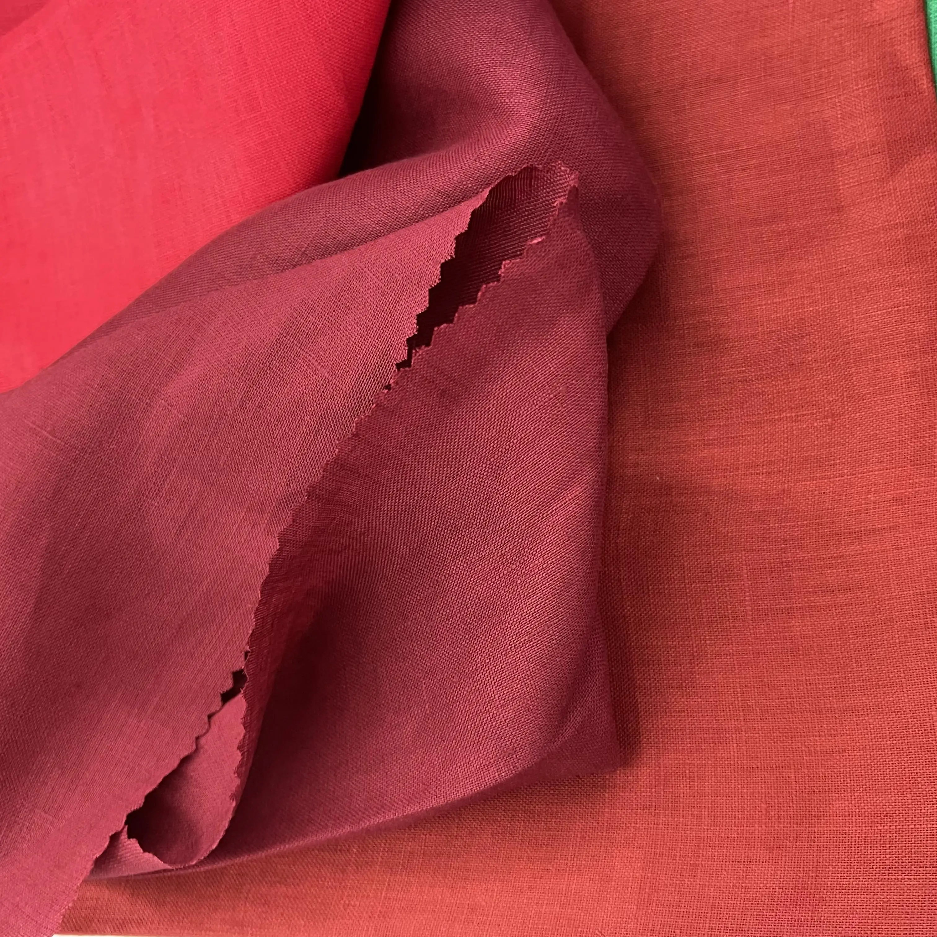 100 linen Clothing fabric Dyeing fabric