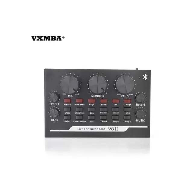  Высококачественная звуковая карта с микрофоном v8 микрофоны для
