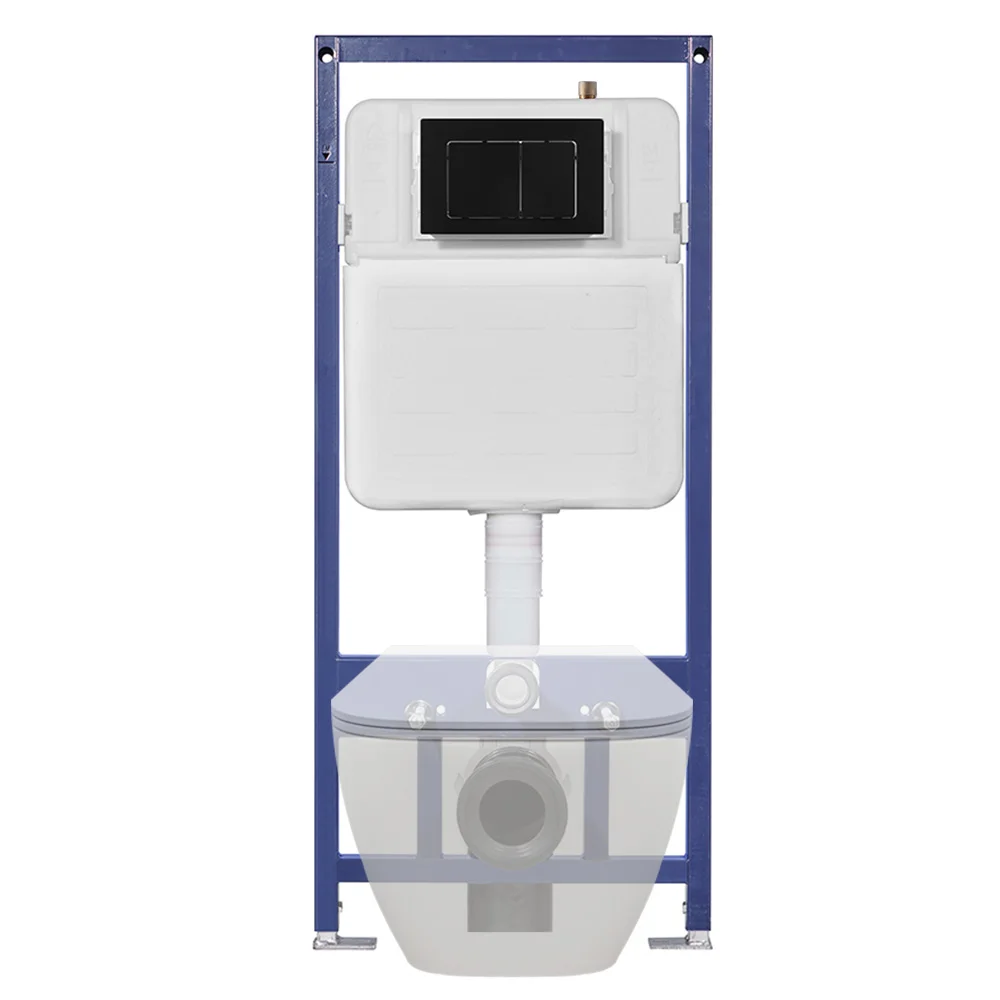 Sensor automatic touch-free infrared wireless Intelligent pneumatic concealed toilet cistern for squat pan