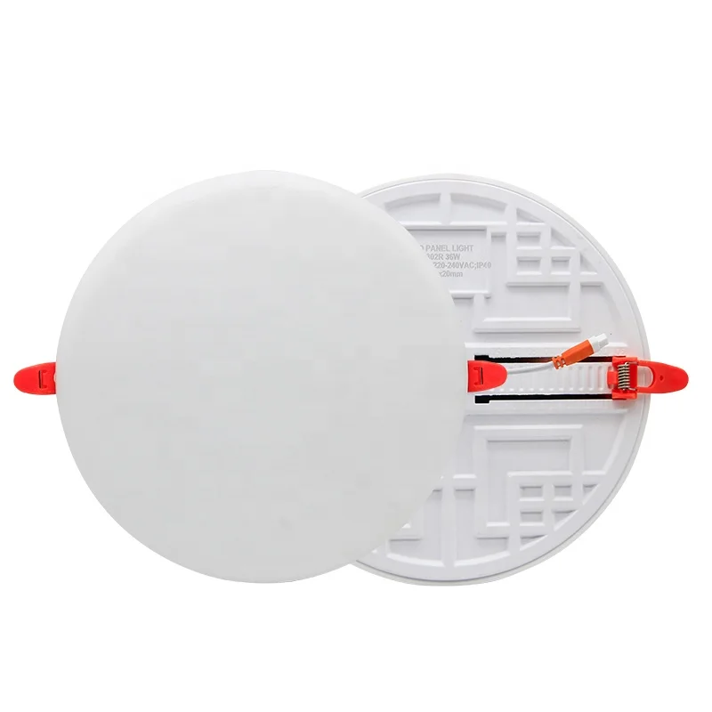 Hot sale 10w round recessed mounted skd frameless backlit led panel light ceiling