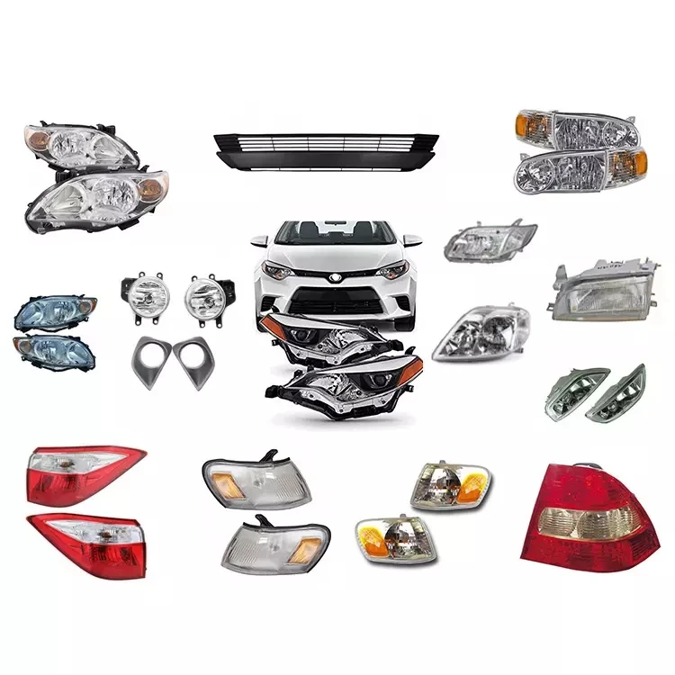For Toyota Corolla spare parts Auto Headlight TailLight Fog Lamp corner Light For Japanese Cars corolla body kit