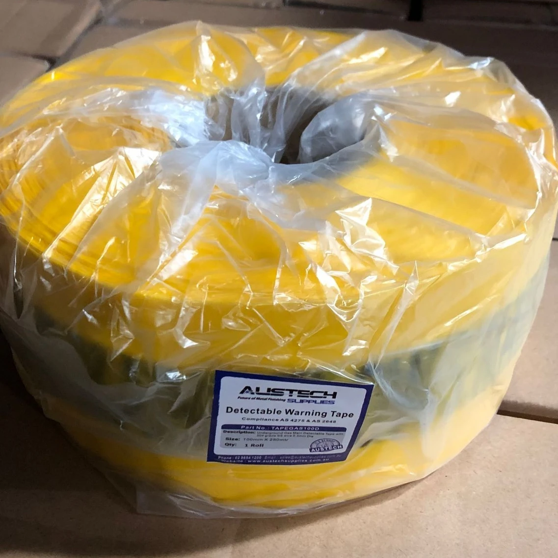 underground detectable warning tape stainless steel wire marker tracer magnetic
