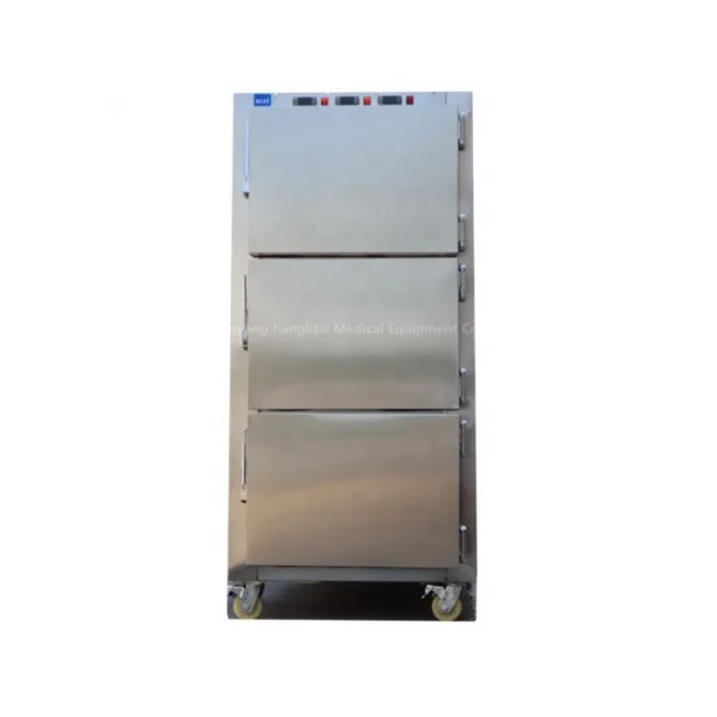 Hot Sale Mortuary Corpse Refrigerator Morgue Freezer 3 Drawers