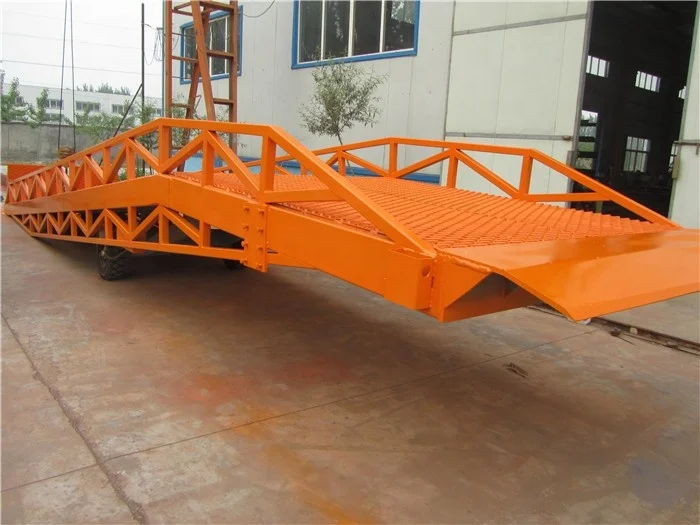 8000kg Capacity Loading And Unloading Container Ramp Dock Plate For Truck Fixed Ramps