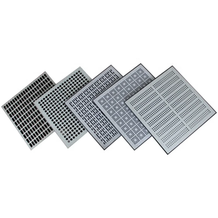 Перфорированная напольная панель доступа со стальной панелью