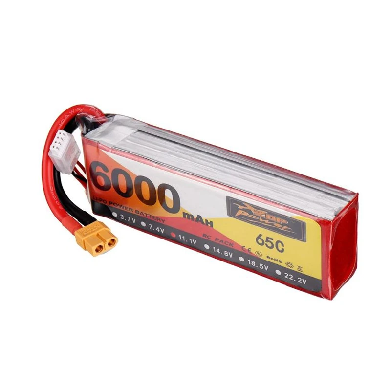 Оптовая продажа с фабрики 3S 11 1 v 6000mah RC батарея лидер продаж lipo для дрона