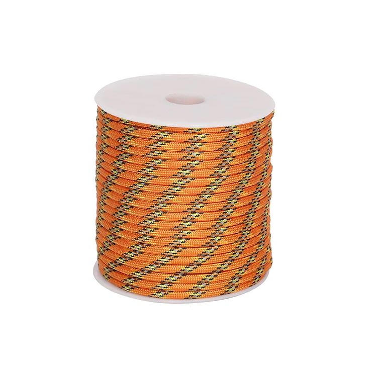 Hot sell reflective paracord parachute cord sizes rope