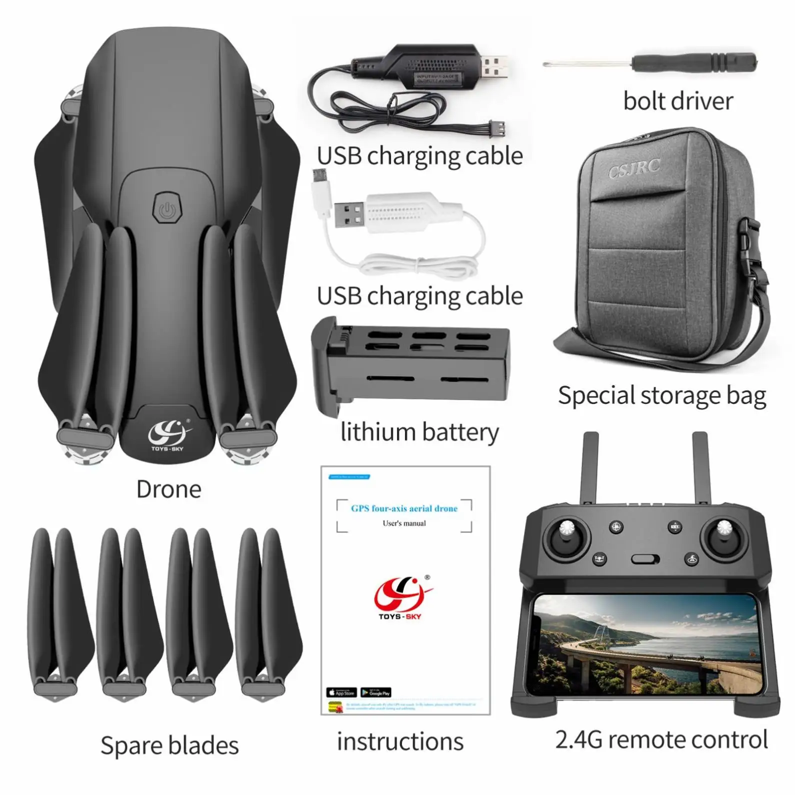 1km Long Control Range Gps Brushless Portable Drone With 4k Hd Camera Follow Me Drone Auto Return Long Flying Time Drone