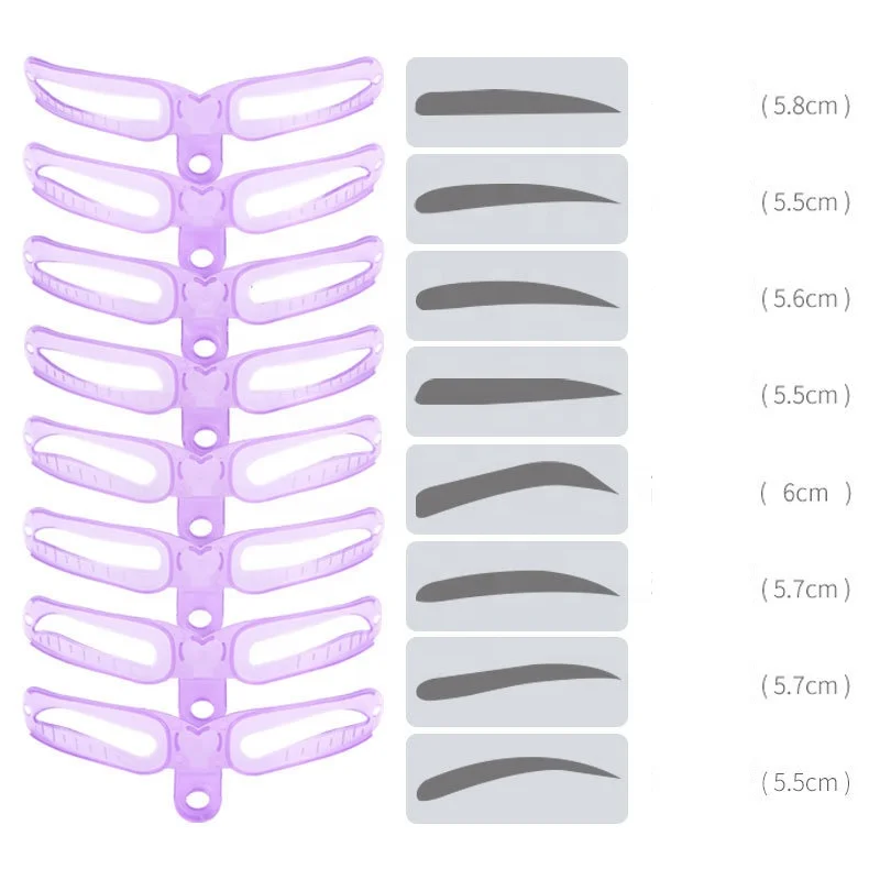 Трафареты для бровей, трафареты для бровей