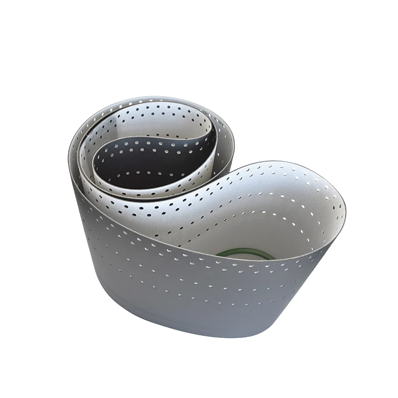 Заводская Высококачественная цена упаковка промышленная Пробивка бесконечная черная ПВХ конвейерная лента