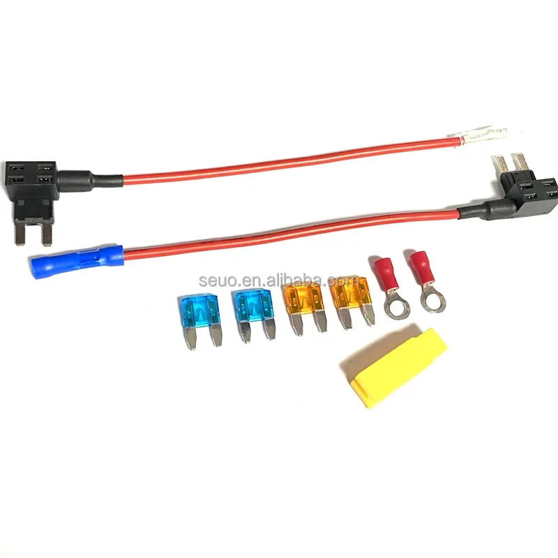 High Quality Car Add-a-Circuit Fuse Adapter with Mini Blade Auto Automotive Inline Fuse Mini Fuse Holder