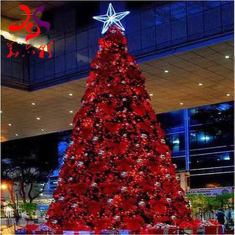 2024 New Year Large Decoration Christmas Tree Giant Outdoor 20Ft 30Ft 40Ft 50Ft Customizable Christmas Tree