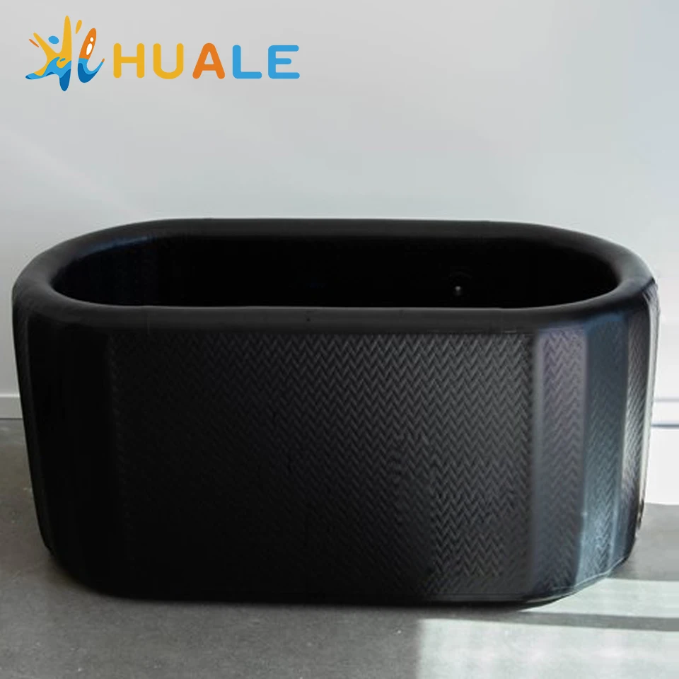 HUALE Factory Popular Athlete Fitness Recovery Ice Bath Drop Stitch Inflatable Portable Ice Tub Bath For Sale