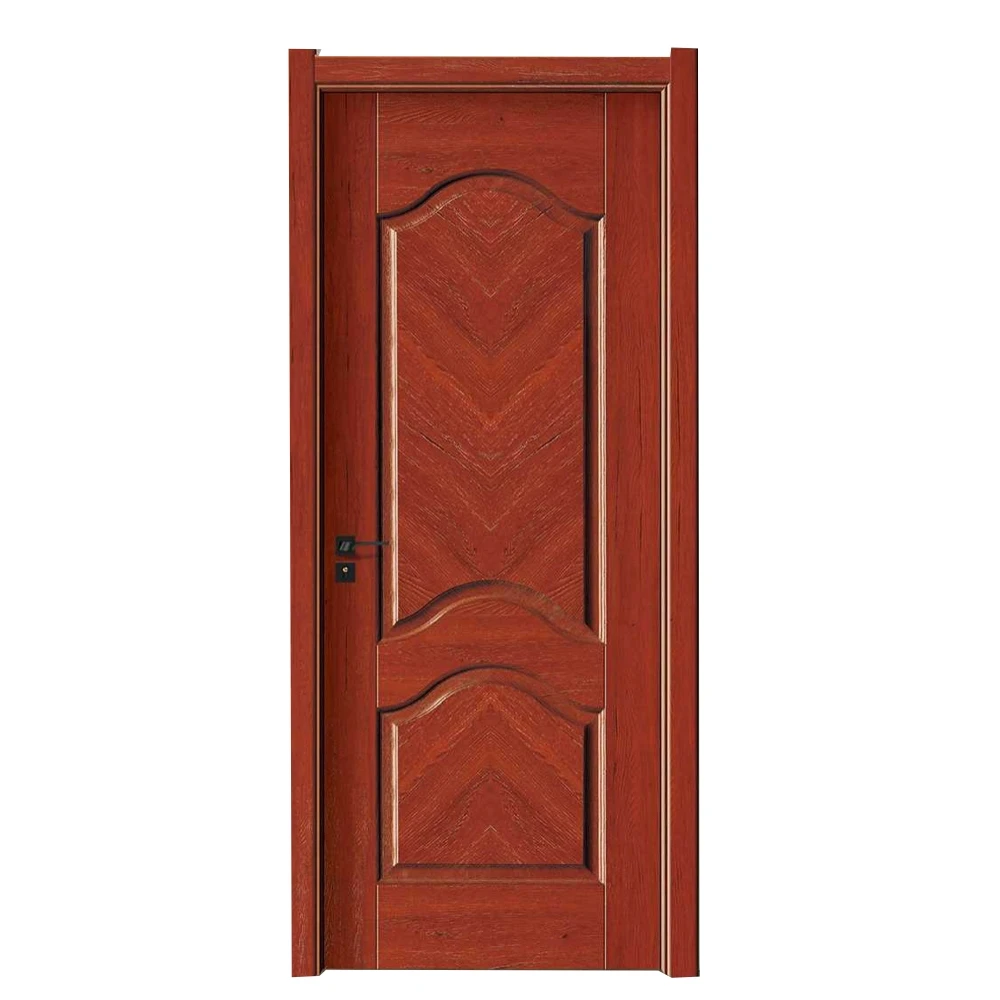Hot selling deluxe indoor laminated door deluxe laminated door apartment hotel door melamine MDF  6703