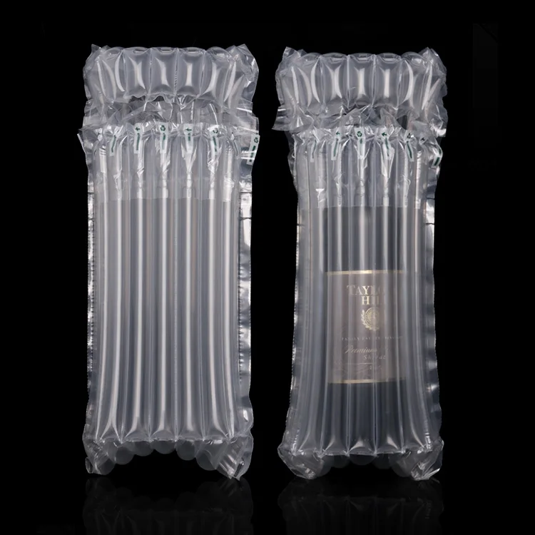 Hot sale wine bottle protector inflatable air column bags packaging