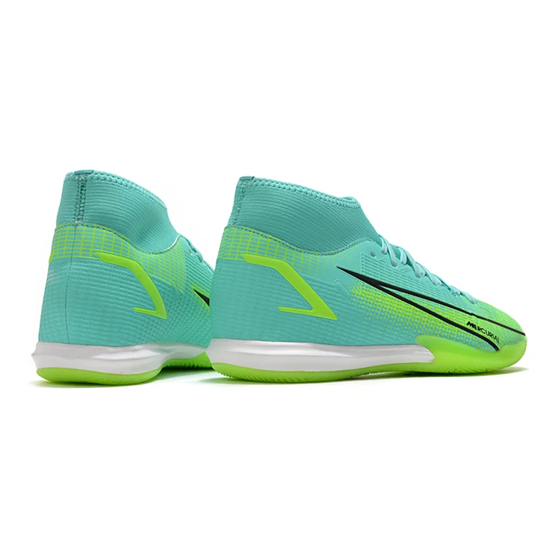 Professional Men Soccer Shoes Kids TF Training Football Boots High Ankle Sport Football Shoes Soccer