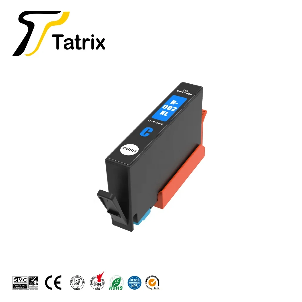 Чернильный картридж Tatrix 902 902XL 906 906XL для струйного принтера HP OfficeJet Pro 6968