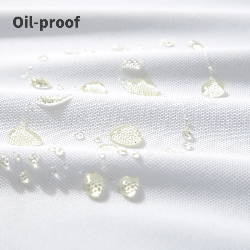 three-proof fabric Waterproof, oil-proof and stain-proof casual polo shirts custom embroidery logo
