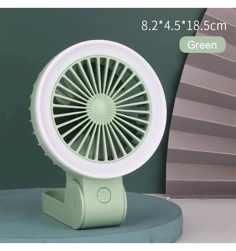 
Unique design fan with LED air cooler fan 270 degree angle adjustable table fan 