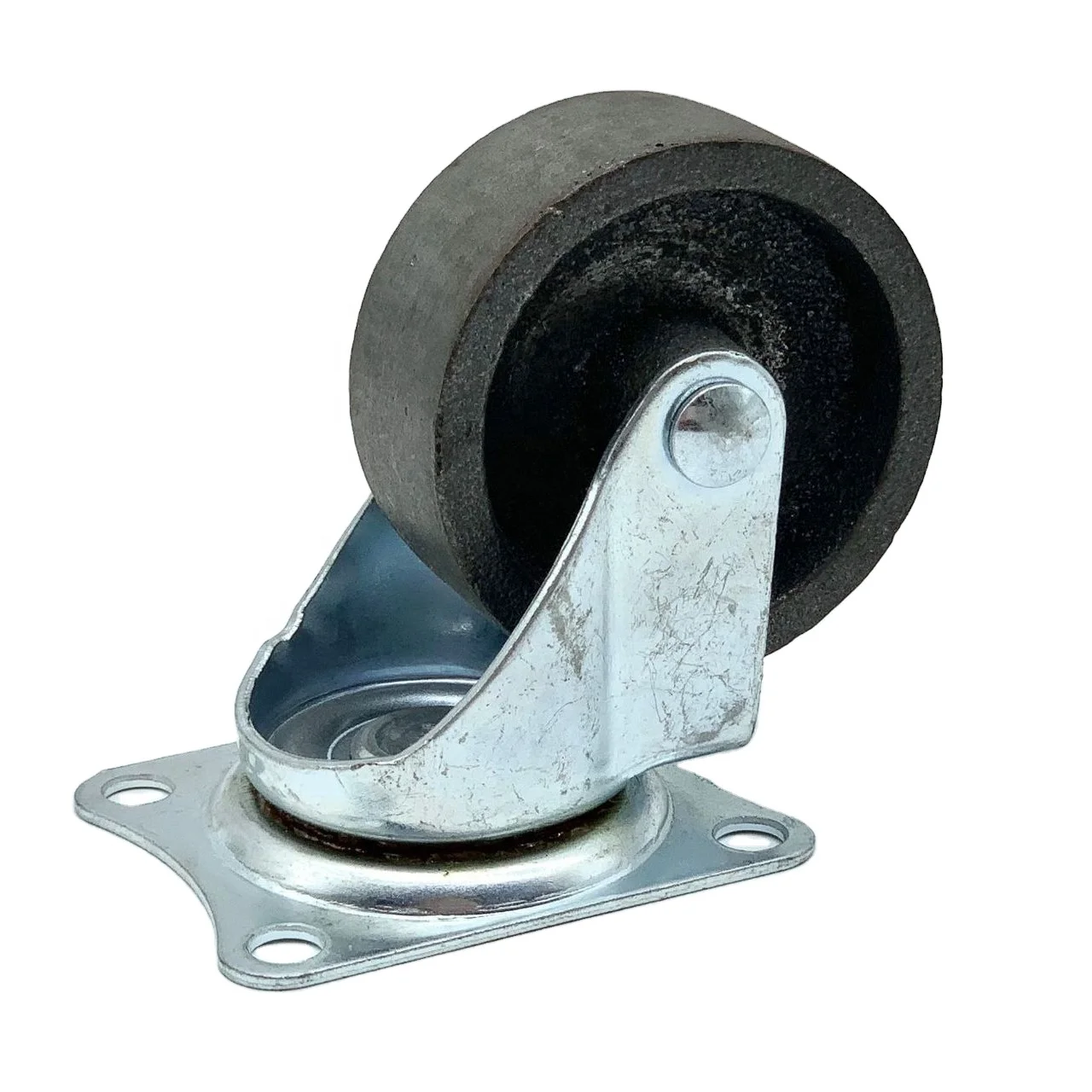 110LB 2 Inch Cast Iron Swivel Plate Wheel Caster