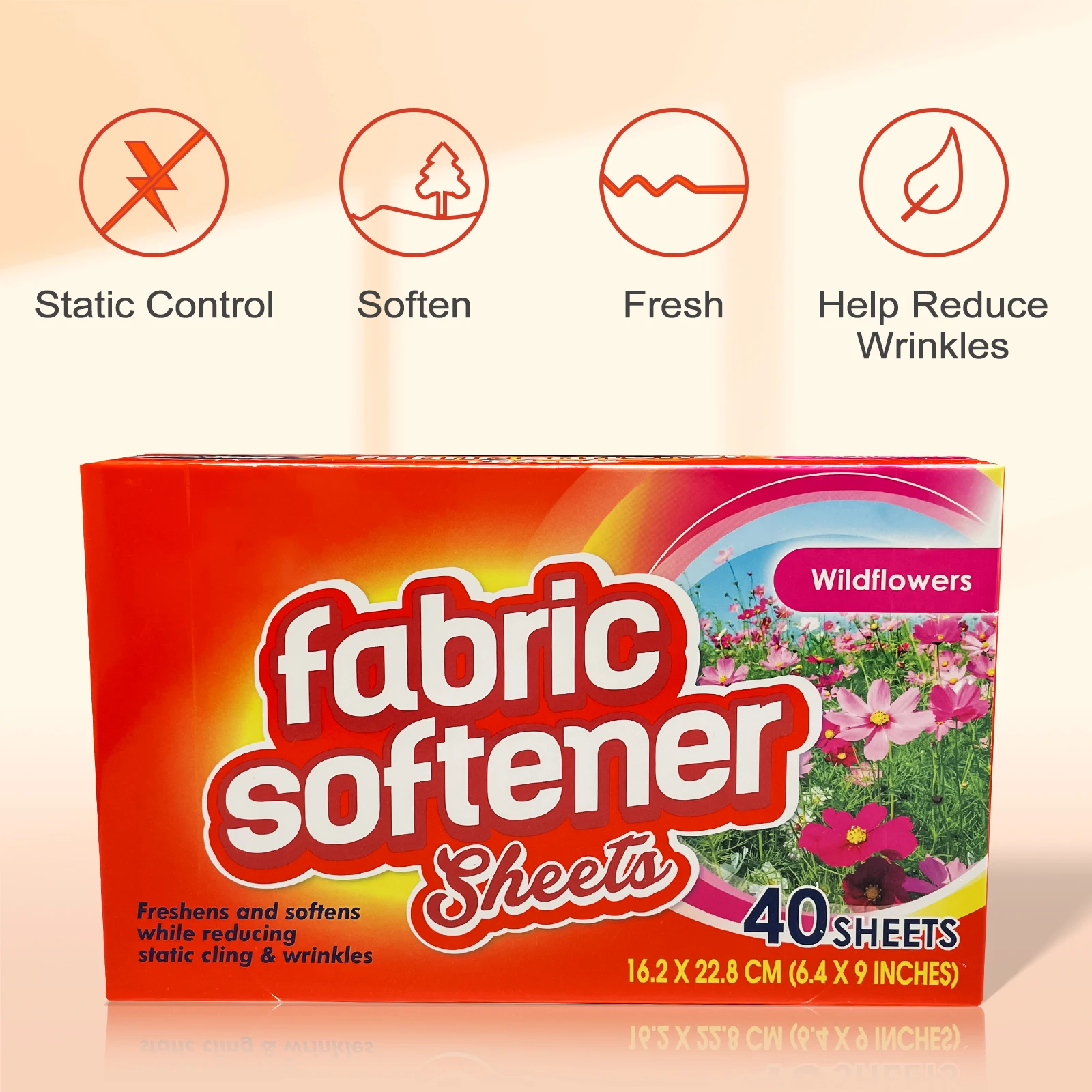 Eco-friendly Laundry Softener Dryer Sheets Fresh Scent Customized Tumble Fabric Softener Dryer Sheet