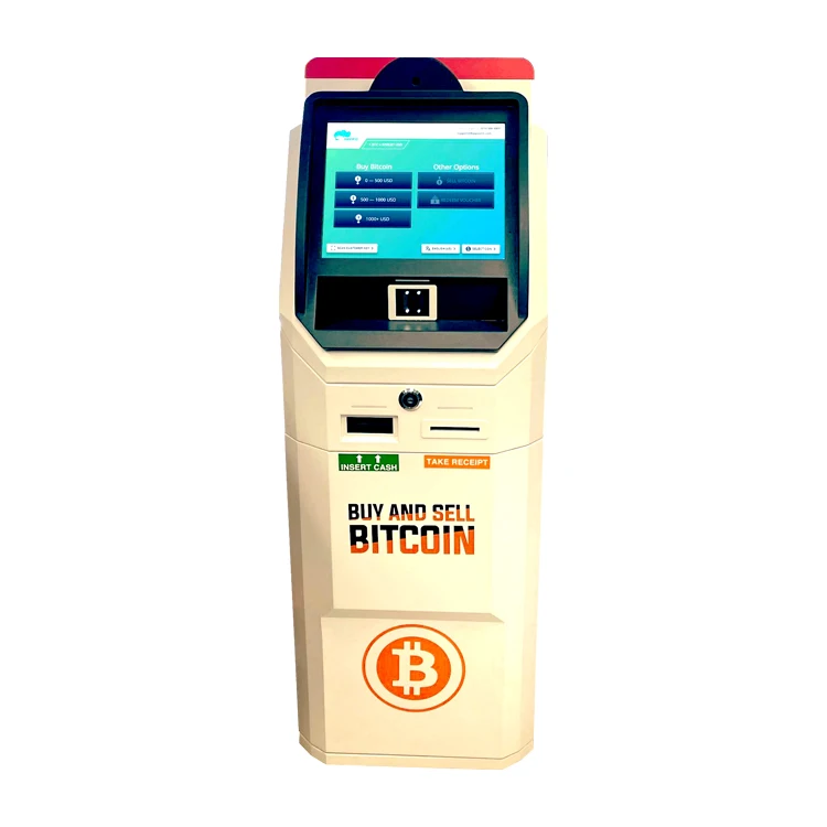 Self Service Machine Crypto ATM Bar Code Scanner and Card Payment Kiosk UsdT Token ATM Machine