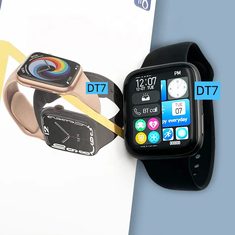 DT7+ Smartwatch Series 7 Wireless Charging 1.75 Inch Full Touch Screen DT7+ Smart Watch