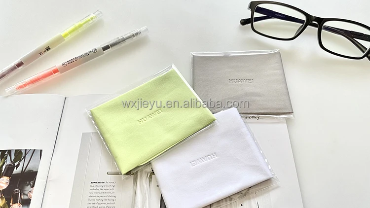 Custom print microfiber smart mobile phone screen cleaning cloth