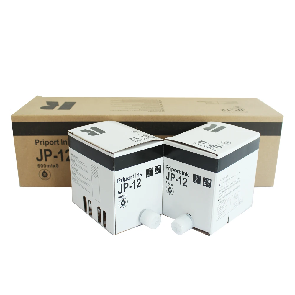 Comstar JP 12 Priport чернила для Ricoh 1210 1230 1235 DX3240 1250 1255 цифровой дубликатор 817113 500 мл черный