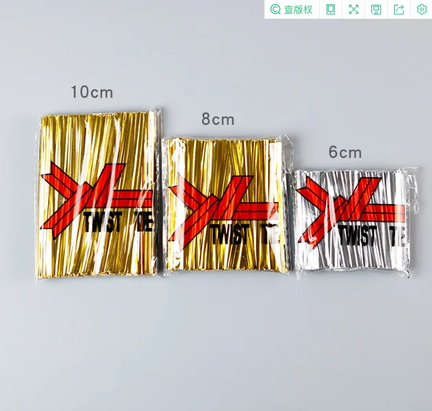 Cheap price 10 cm flexible metal bread twist and tie packaging twist ties for tools