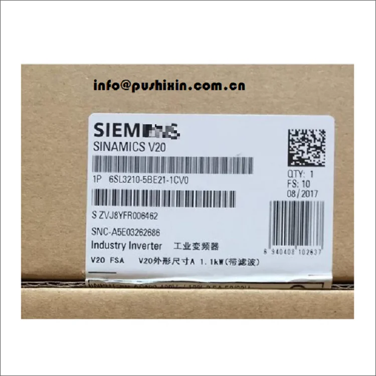 New SIEMENSS SINAMICS V90  6SL3210-5FE10-8UA0 6SL3210-5FE10-8UF0 6SL3210-5FE11-0UA0 6SL3210-5FE11-0UF0 6SL3210-5FB11-0UF1