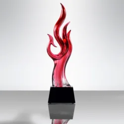Best-Selling Custom Phoenix style K9 Crystal Crafts Trophy Custom Business Gift The High-Grade Crystal Glass Trophy