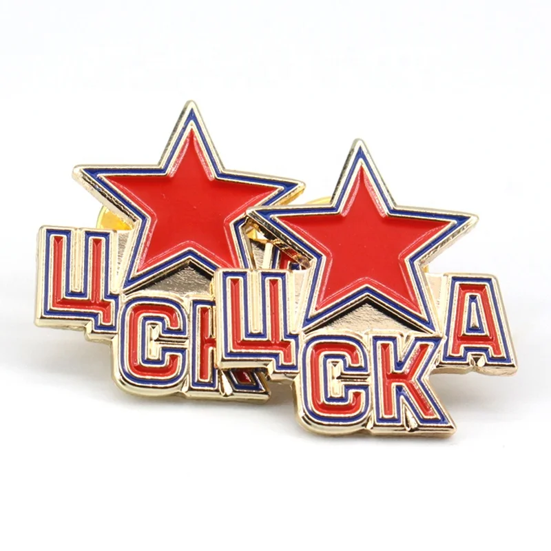 Lovely Logo Brand Souvenir Gift Plated Metal Pin Badge With Butterfly Clutch For Clothing