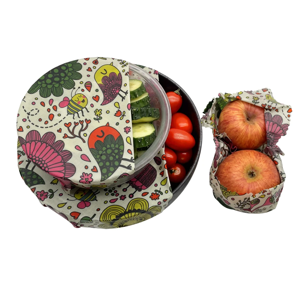 In Stock Bsci  Keeping Food Fresh Reusable Food Wraps Wax Elastic Beeswax Food Weap