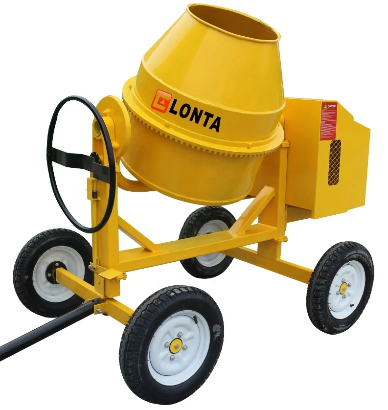 Deft design concrete mixer machine with lifting hopper and diesel cement mixers