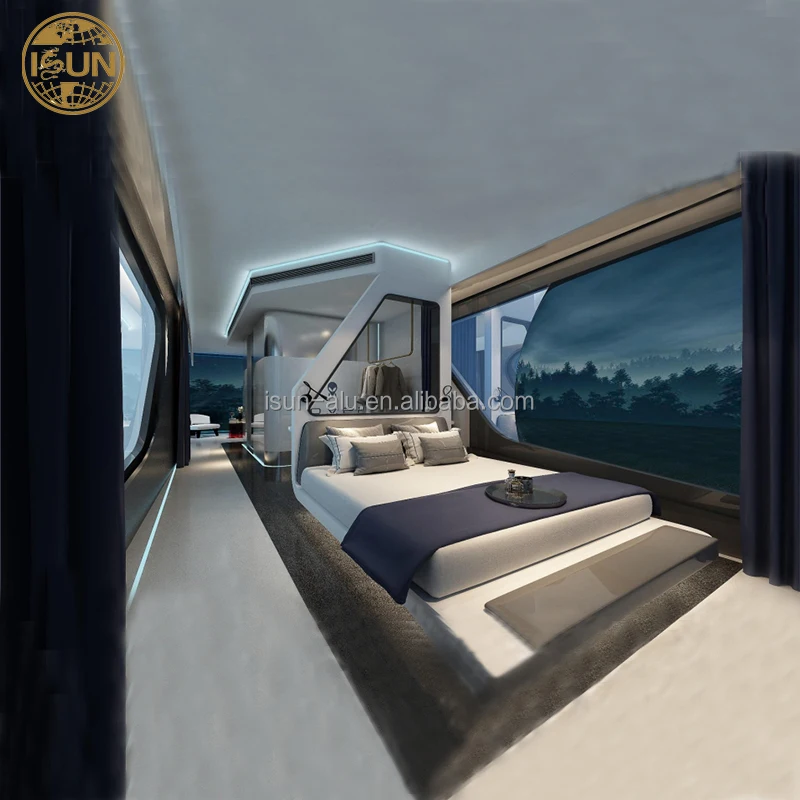 Ready To Ship Fold-Out Portable Shipping Container Home Cheap Tiny House Cabin Box on Wheels Price