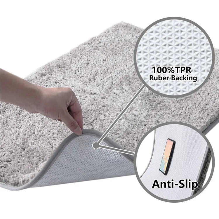 Strong Water Absorbent Foot Mat Anti Slip Diatomite Bath Mat