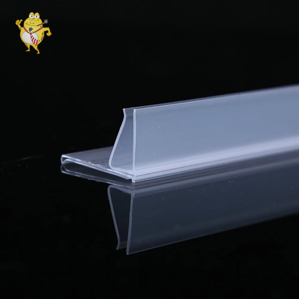 LAOHAMA Factory Customized Supermarket Plastic Profile Hinged Clear Data Strip for Shelves Price Notes