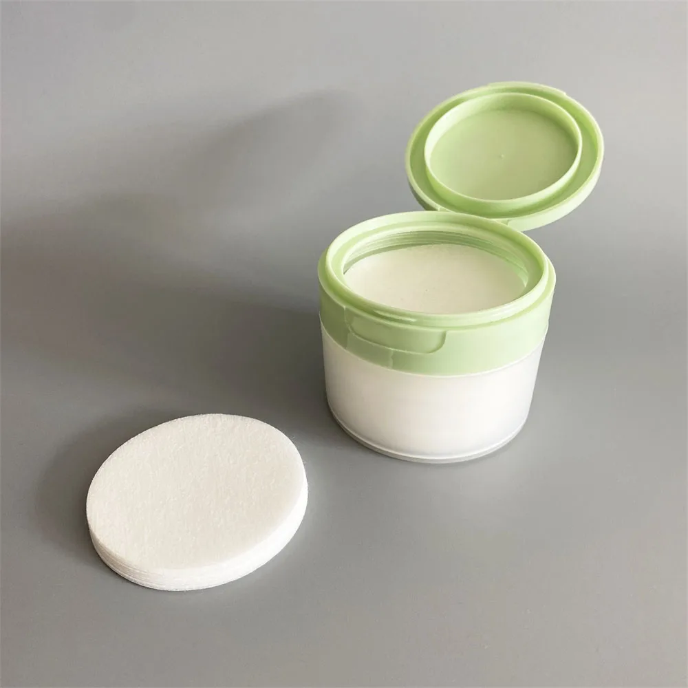 Производитель FWZ01 производит косметический двухсторонний сетчатый и тисненый ватный диск для лица