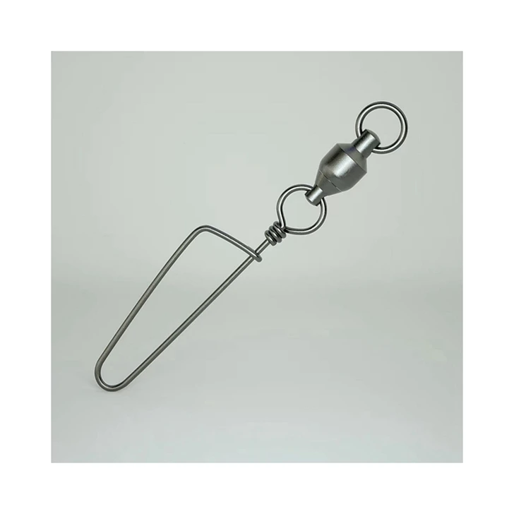 Good Selling Stainless Steel Split Ring Stainless Fishing Swivel Safety Snap bulk fishing swivels  carp fishing accessories