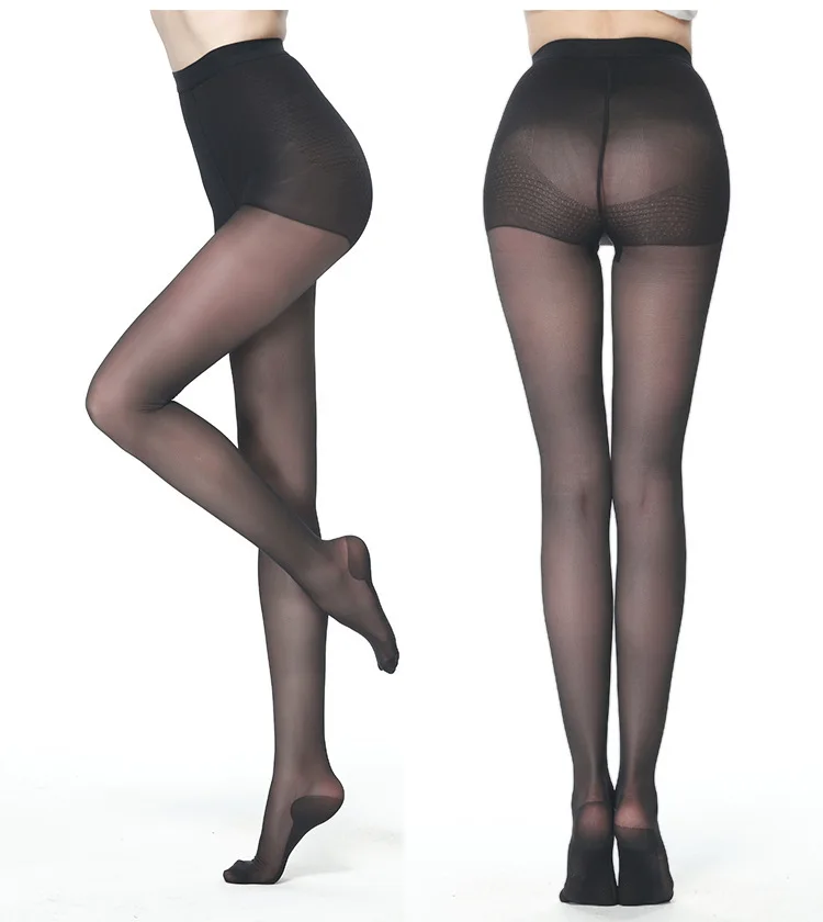 Custom logo Winter Warm High Elastic Solid Color Pantyhose Soft Stretchy Long Stockings For Women Fashion Sexy Ladies Tights